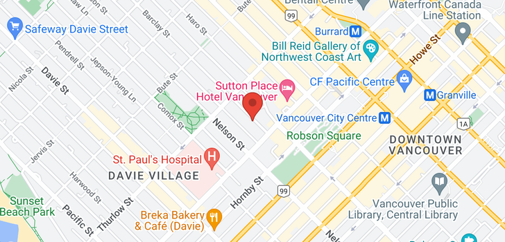 map of 2508 1028 BARCLAY STREET